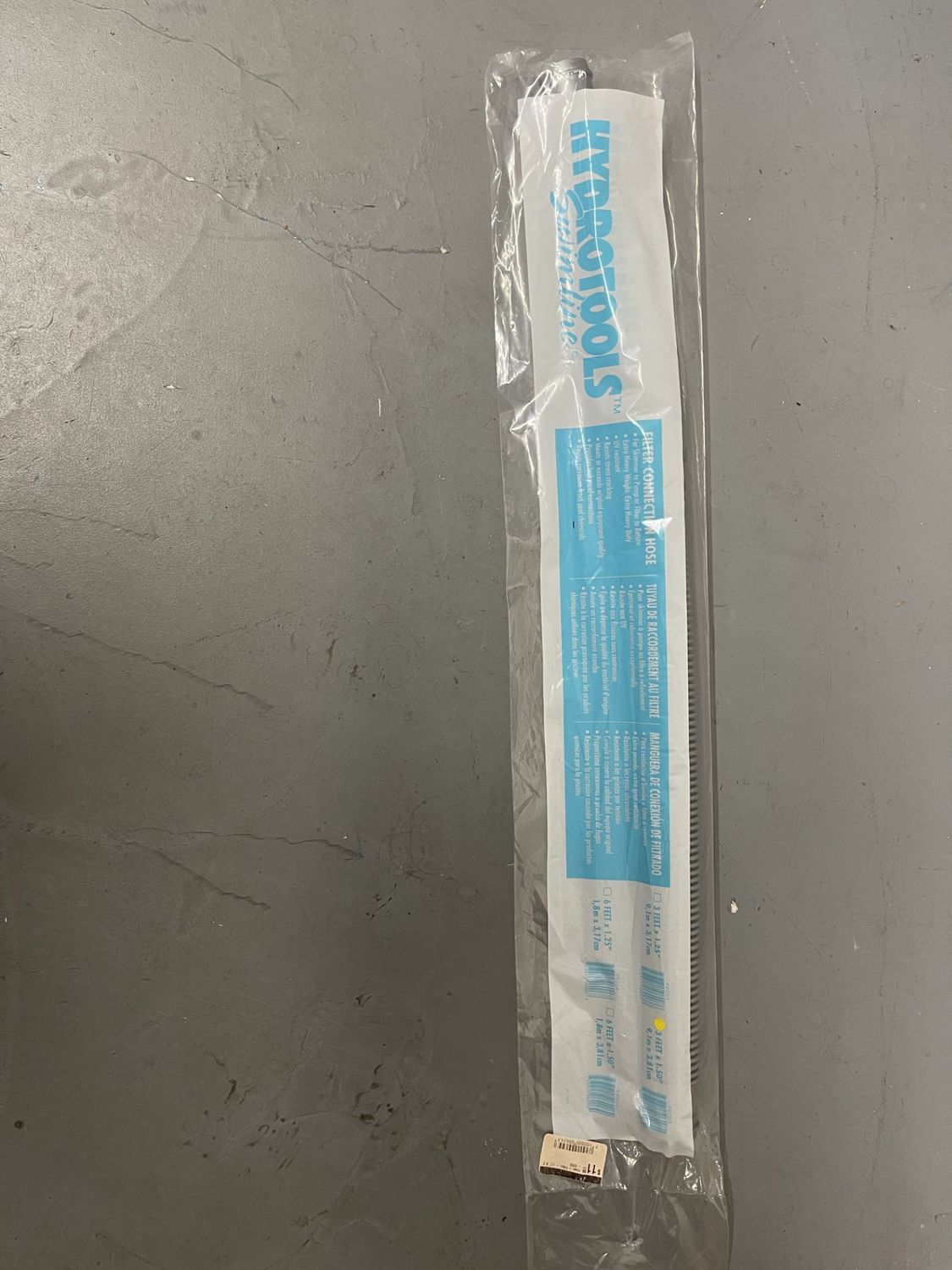 Hose - Filter - 1.5" X 3' - 6203