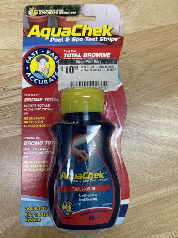 Test Strips - Aquacheck - Red Bromine - 451012