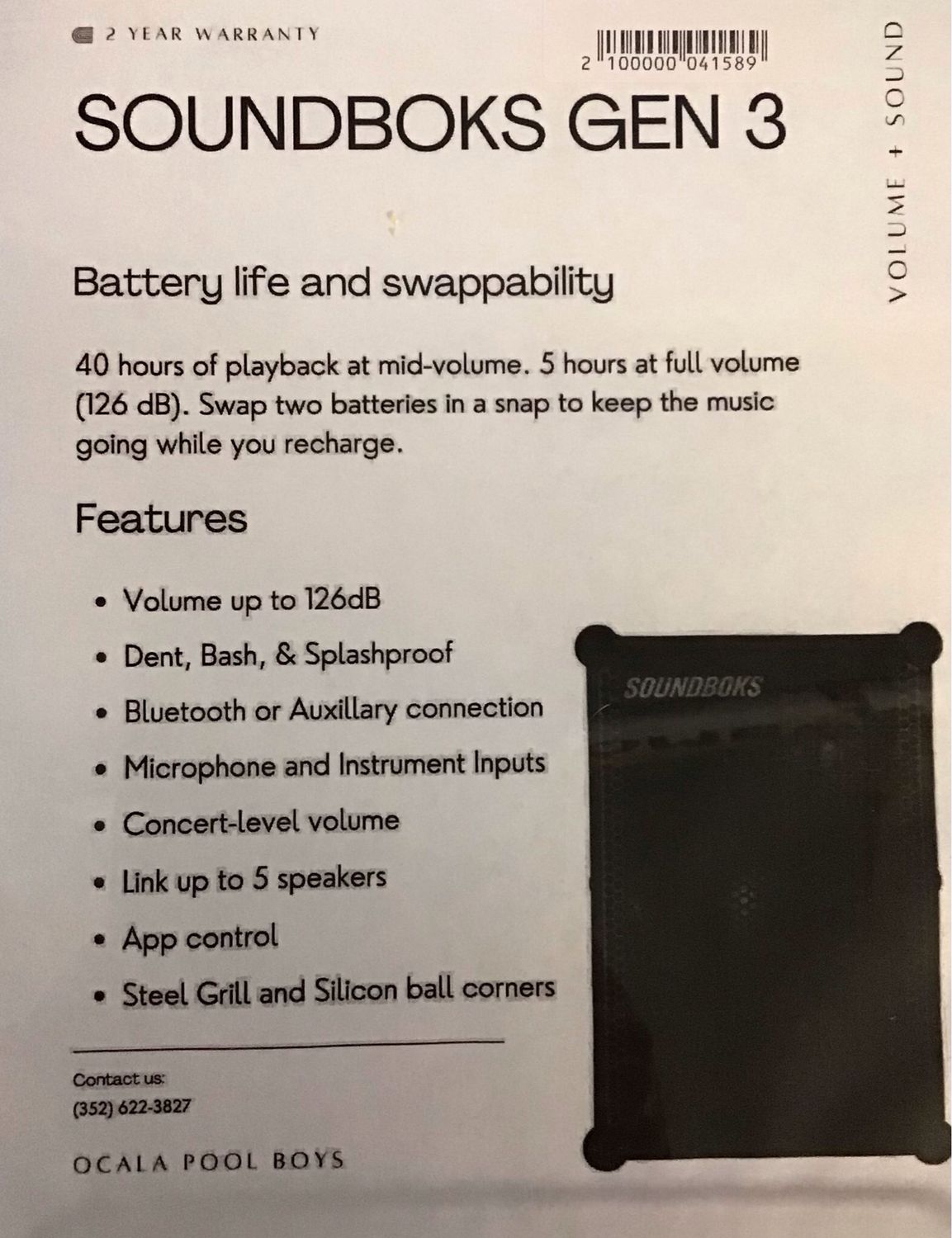 SOUNDBOKS GEN 3 SOUNDBOKS GEN 3