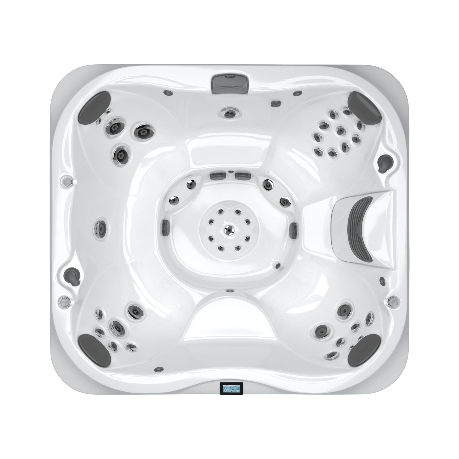 J355 Hot Tub With Comfort Lounge Seating And Cool Down Seat