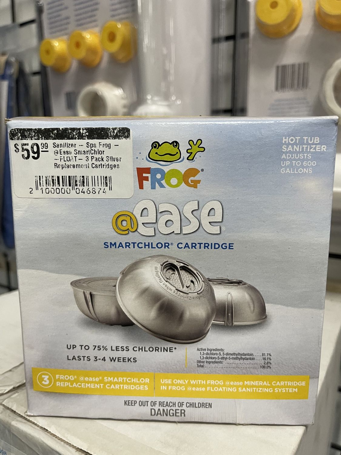 Sanitizer-Spa Frog- @ease SmartChlor Cartridge System (Flip-Over) refills 6473-193 Sanitizer-Spa Frog- @ease SmartChlor Cartridge System (Flip-Over) refills 6473-193