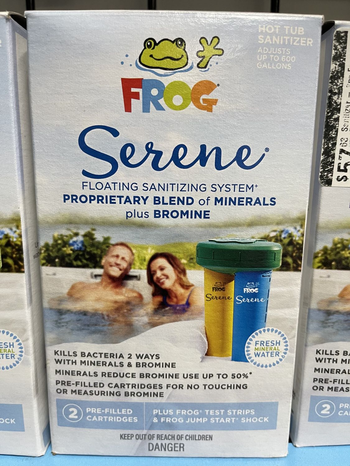 Sanitizer - Spa Frog - Bromine Floating System Starter Kit - Serene -255 Sanitizer - Spa Frog - Bromine Floating System Starter Kit - Serene -255