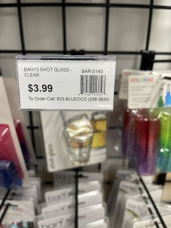 Bar - Shot Glass - Clear - 0140