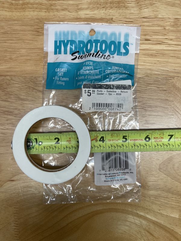 Parts - Swimline - Return Gasket - 3pc - 8938