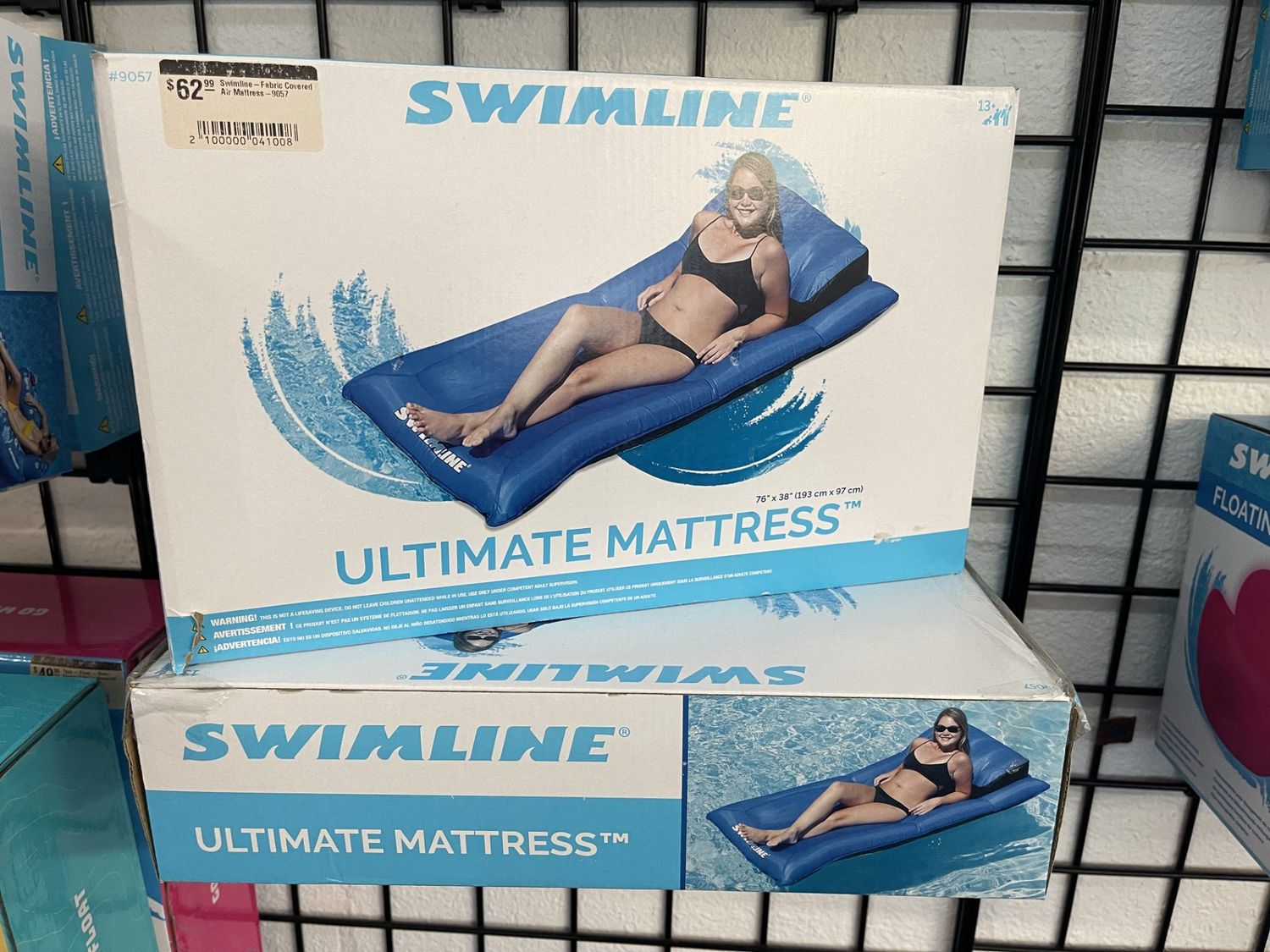 Swimline-Fabric Covered Air Mattress-9057 Swimline-Fabric Covered Air Mattress-9057