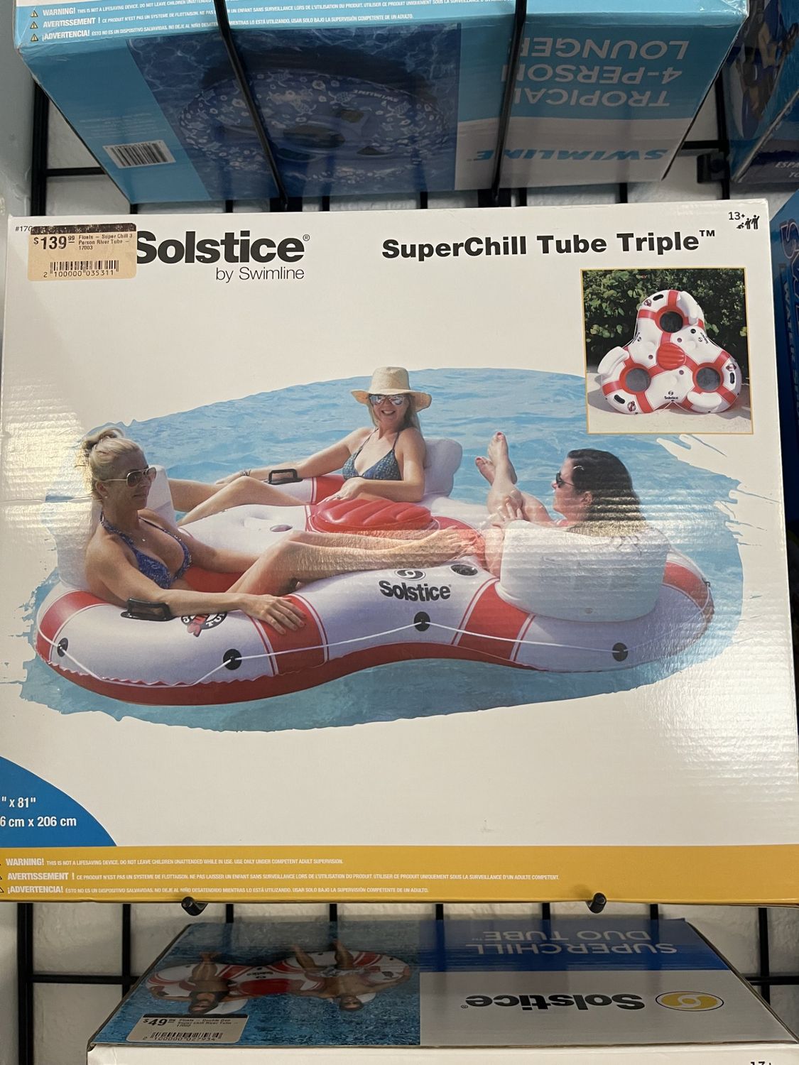 Floats - Super Chill 3 Person River Tube - 17003 Floats - Super Chill 3 Person River Tube - 17003