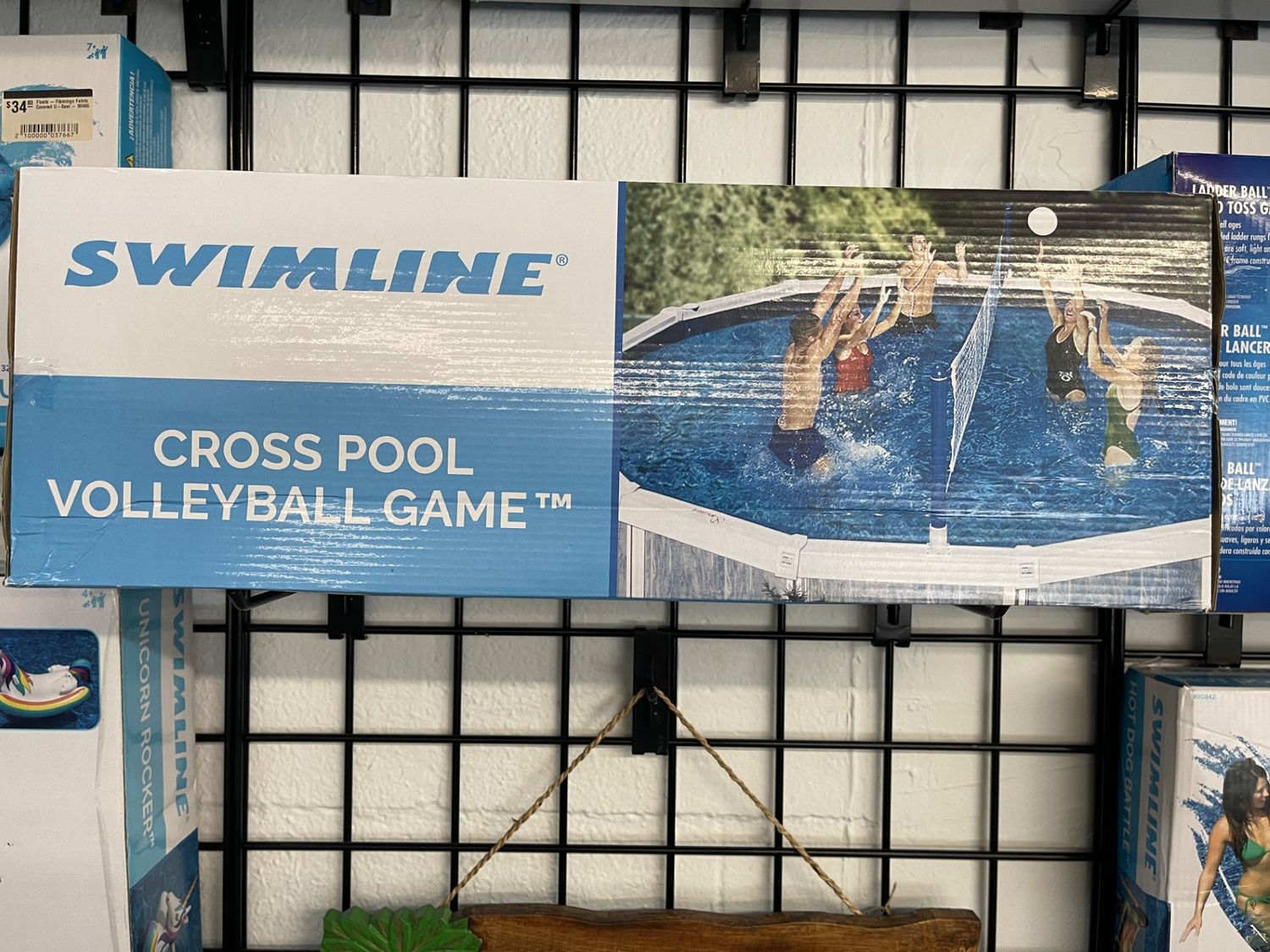 Swimline-Jammin Cross Pool Volley-(above ground)-9187 Swimline-Jammin Cross Pool Volley-(above ground)-9187