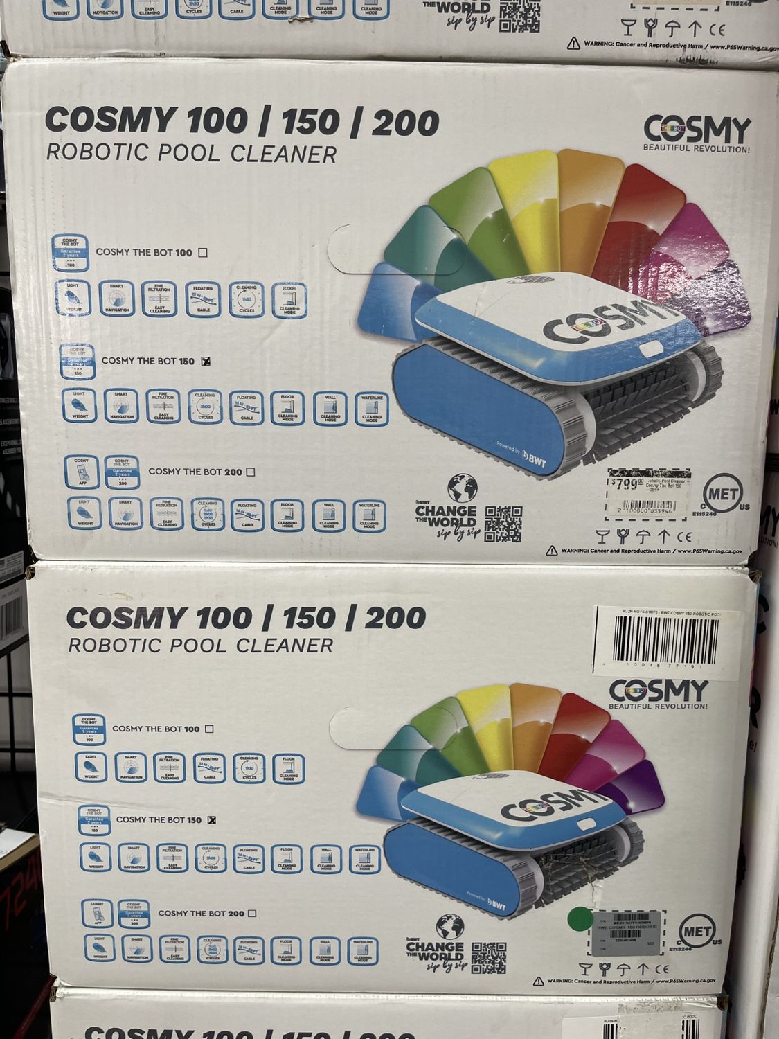Robotic Pool Cleaner - Cosmy The Bot 150 -3594 Robotic Pool Cleaner - Cosmy The Bot 150 -3594