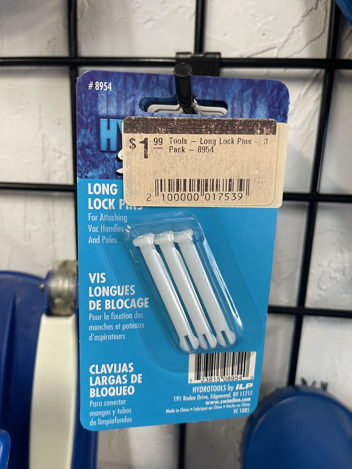 Tools - Long Lock Pins - 3 Pack - 8954 Tools - Long Lock Pins - 3 Pack - 8954