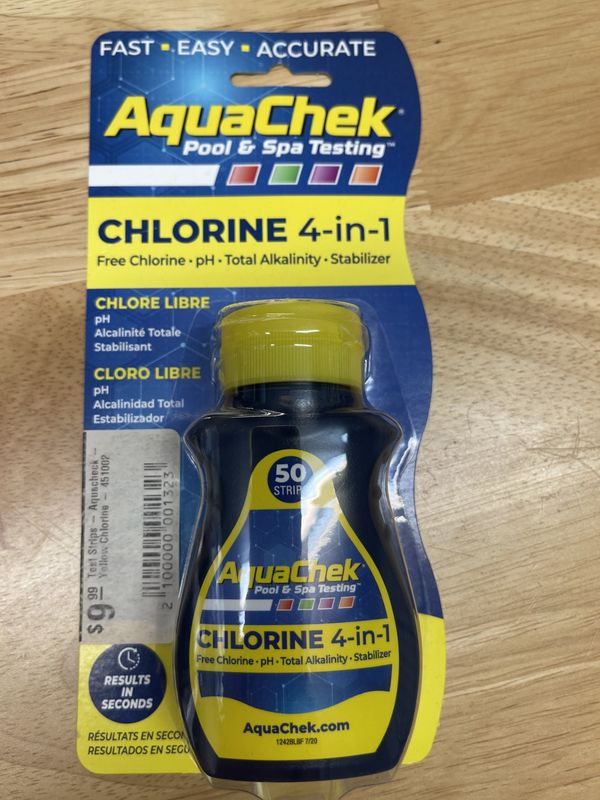 Test Strips - Aquacheck - Yellow Chlorine - 451002