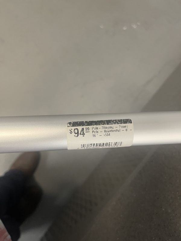 Pole-Stingray - Power Pole - Residential - 8' - 16 ' - 1834 Pole-Stingray - Power Pole - Residential - 8' - 16 ' - 1834