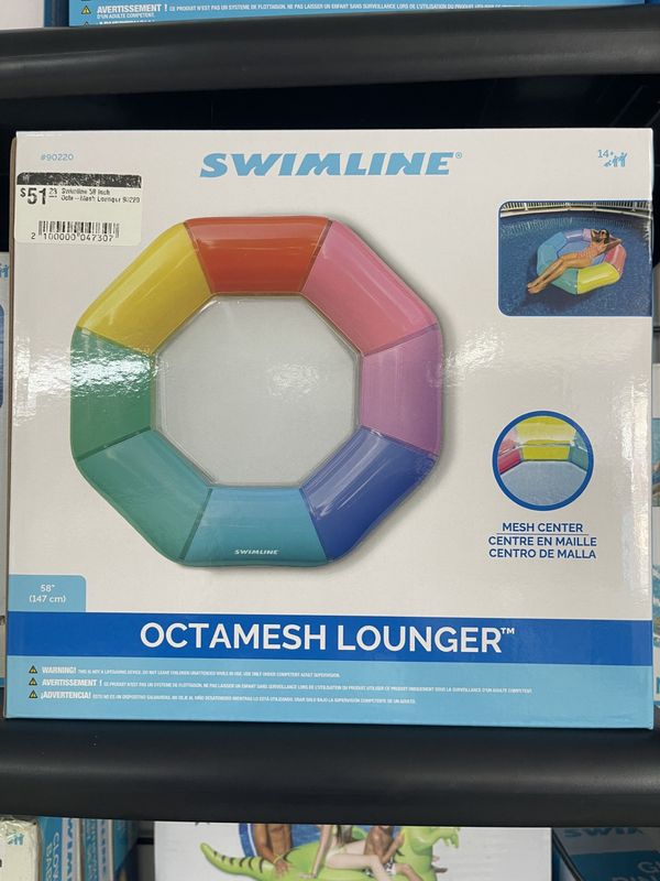 Swimline 58 inch Octa-Mesh Lounger 90220