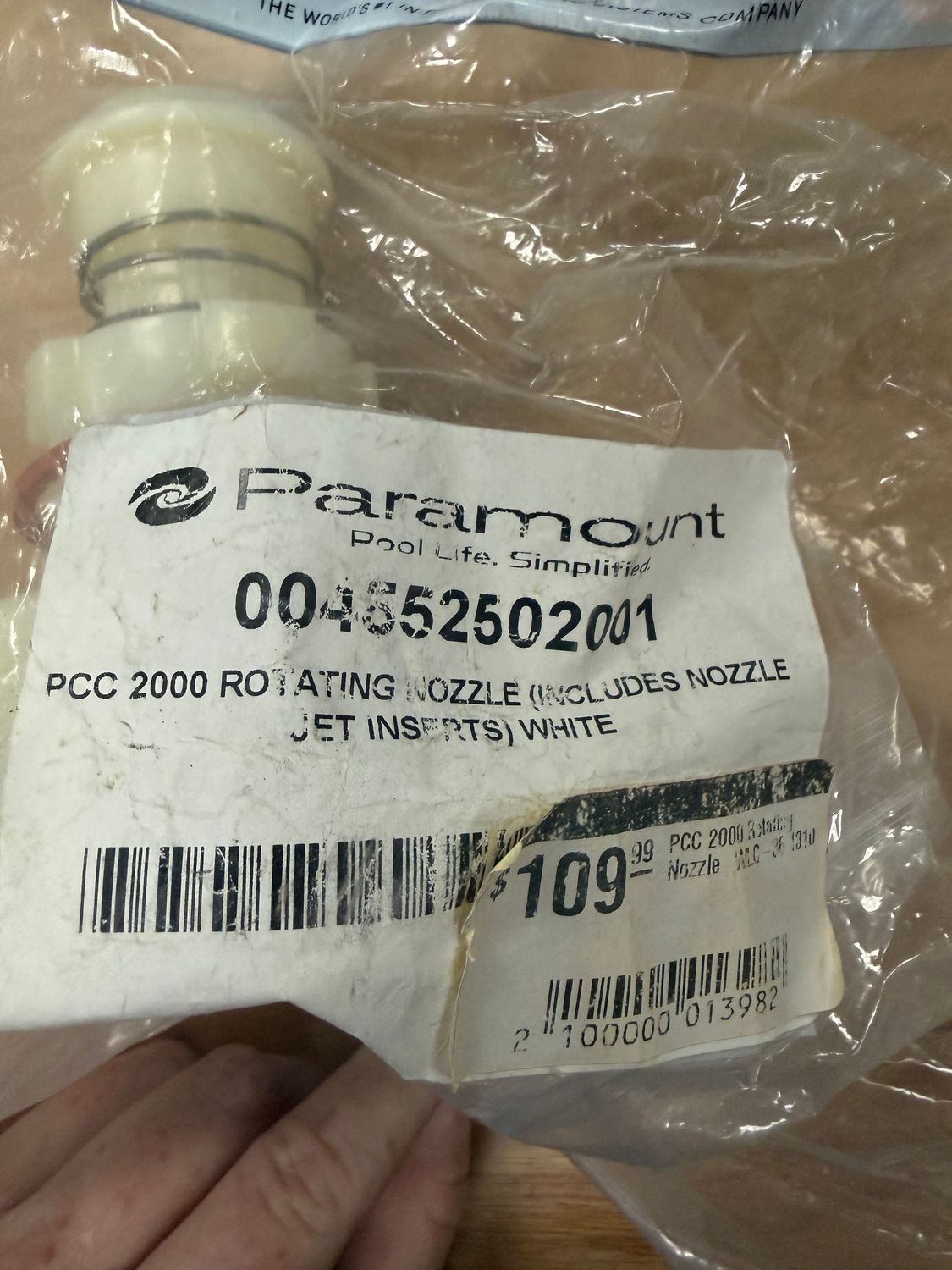 PCC2000 Rotating Nozzle White