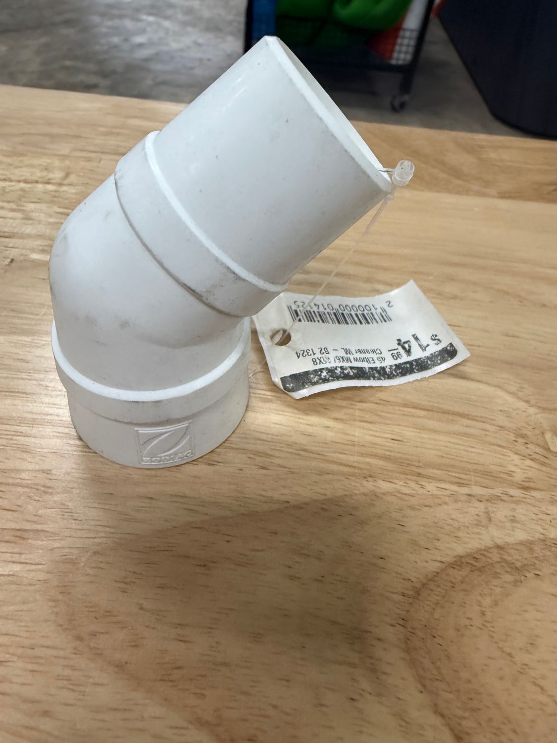 MX6 MX8 45 degree elbow