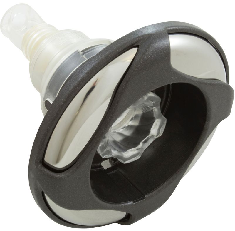 Jet Intl, WW PowerStrmGlo, Swrl, 5-1/4"fd, Dir/Rfld, SS/DkGry, Thd