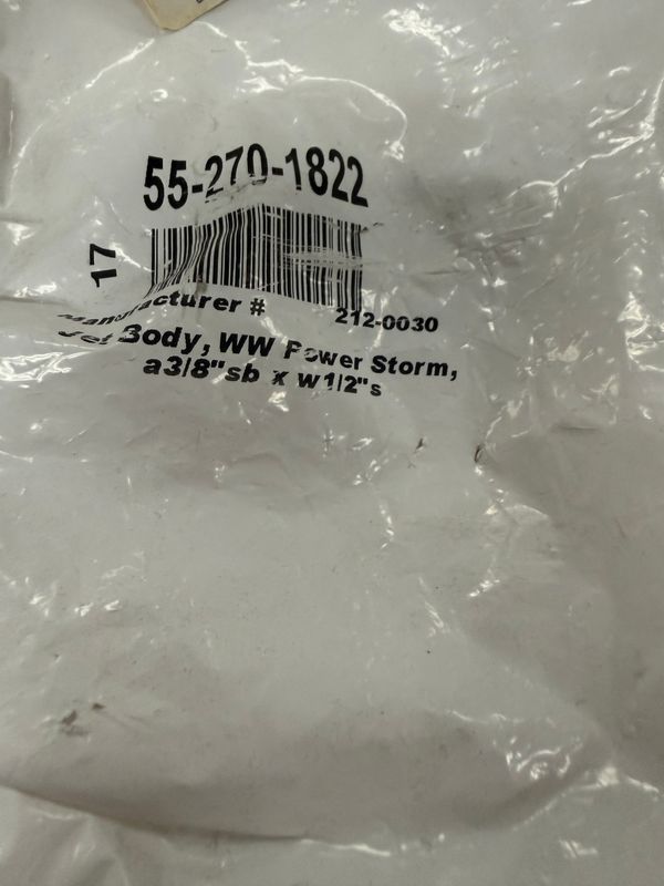 Jet Body, WW Power Storm, a3/8"sb, w1/2"s