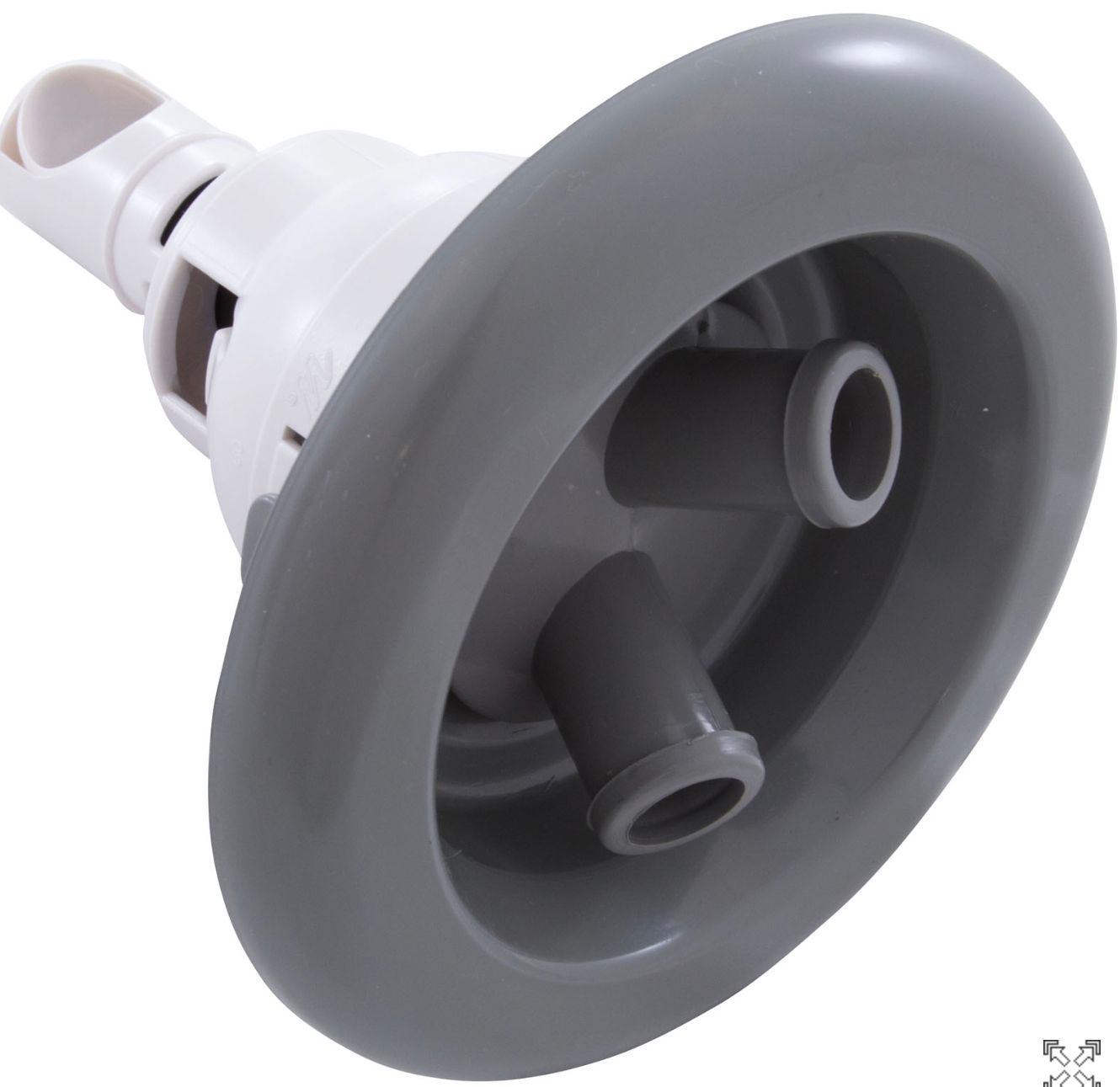 Jet Intl, WW Power Storm, 5"fd, Twin Roto, Smth, Gry, Rnd