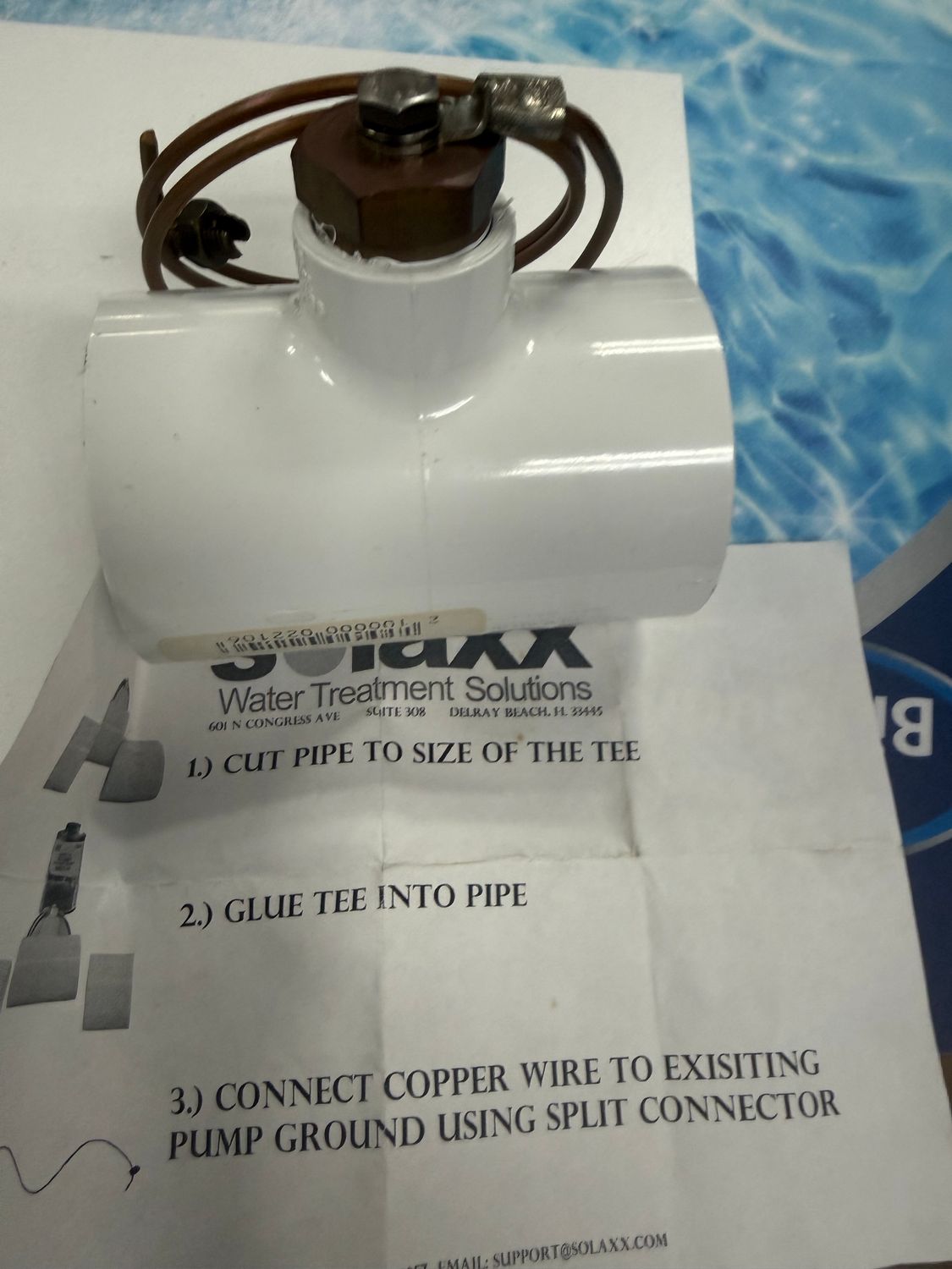 INLINE ANODE W/ TEE