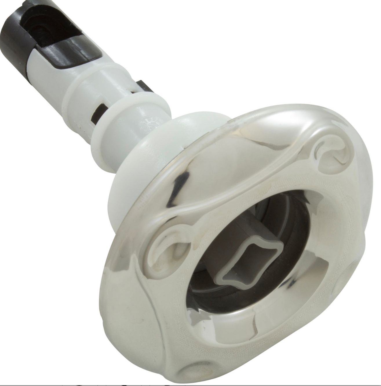 Jet Intl, CMP Crossfire, 2-1/2"fd, Dir, Scalloped, SS/Gry