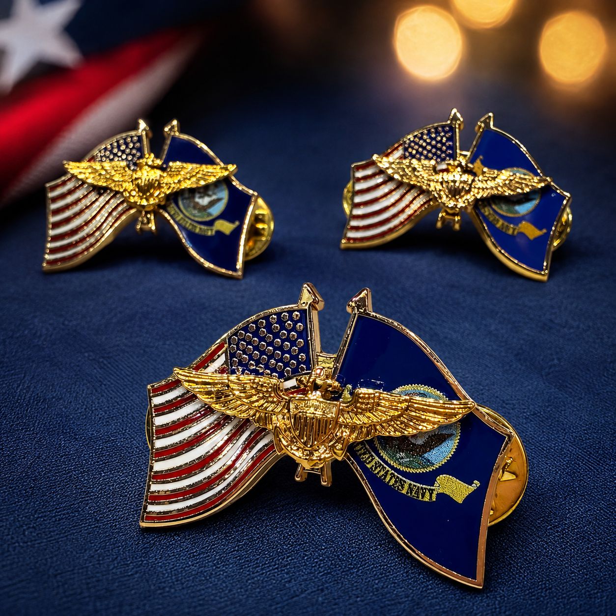 Navy Lapel Pins