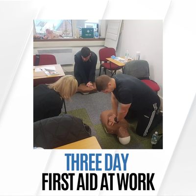 04/2026 - 20th, 21st & 22nd April 2026 - Three Day First Aid at Work