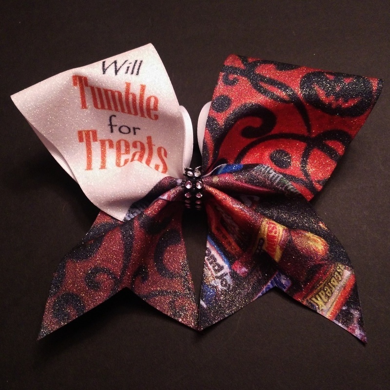 Tumble for Treats Glitter Bow