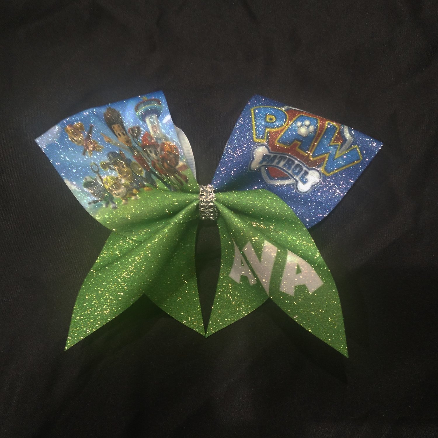 Paw Patrol PERSONALIZED Glitter Bow