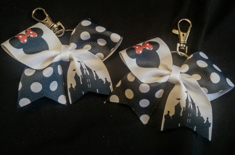 Minnie Castle Keychain