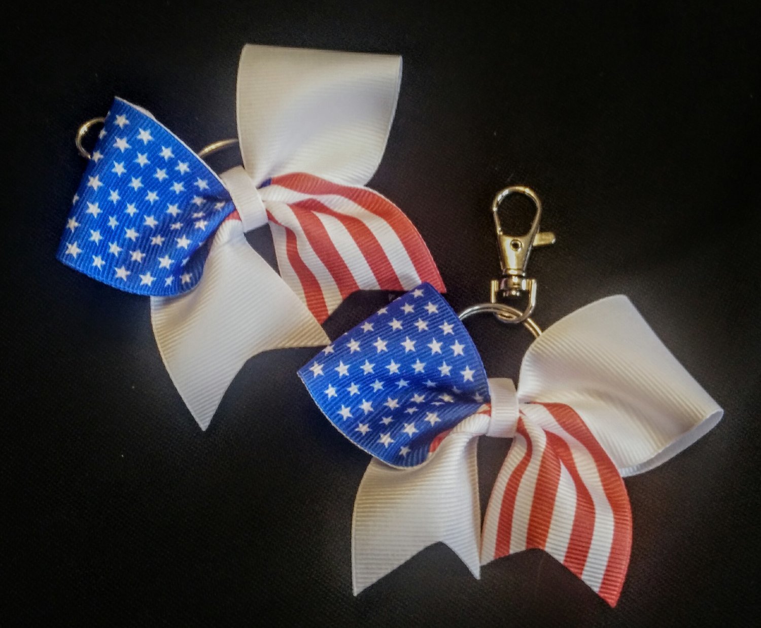 American Flag Keychain