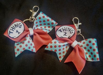 Thing 1 and 2 Keychain
