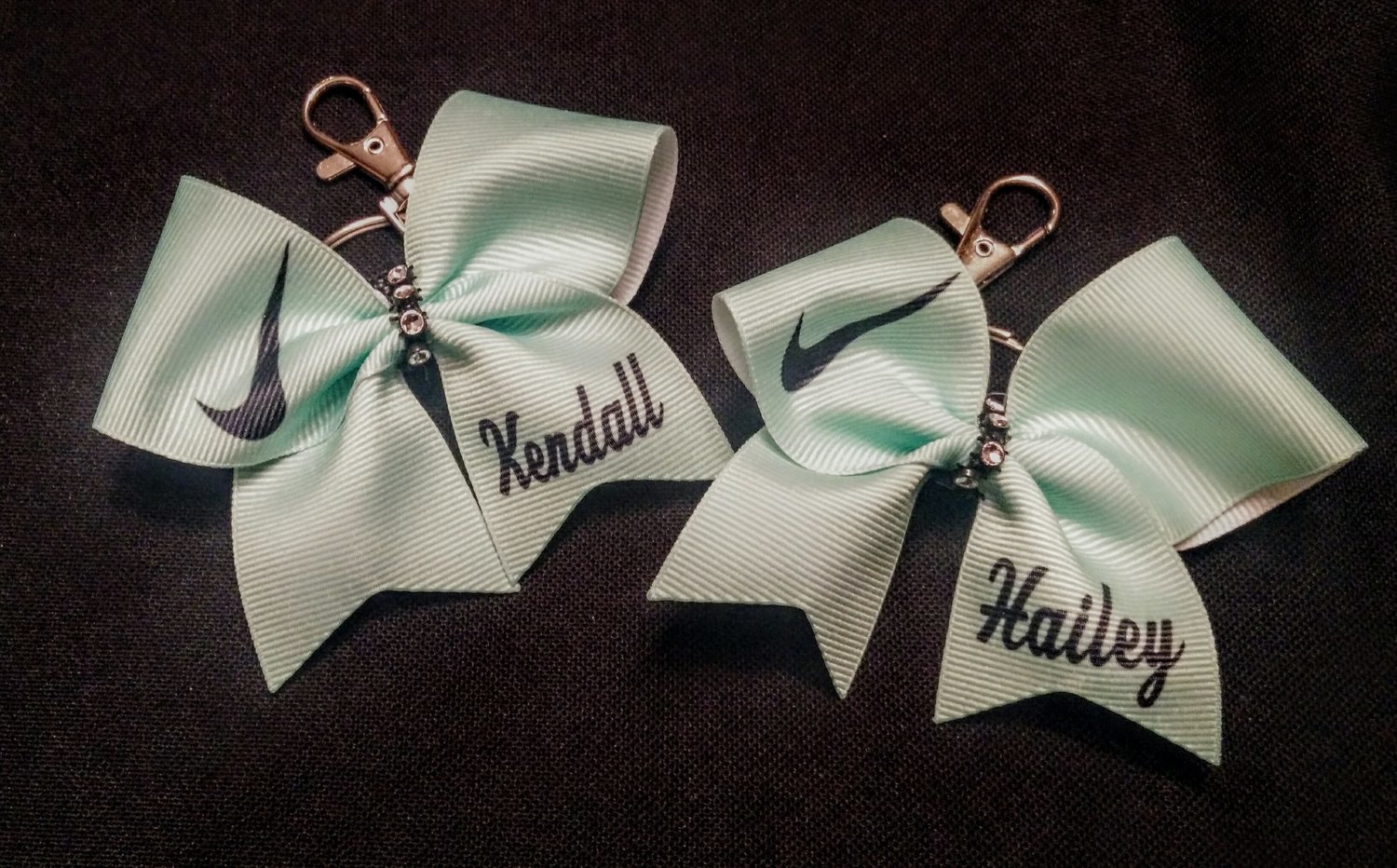 Nike Mint Green  PERSONALIZED Keychain