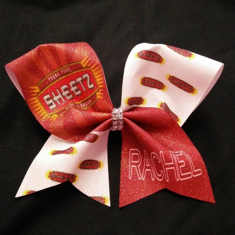 Sheetz PERSONALIZED Glitter Bow