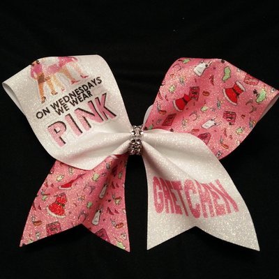 Mean Girls PERSONALIZED Glitter Bow