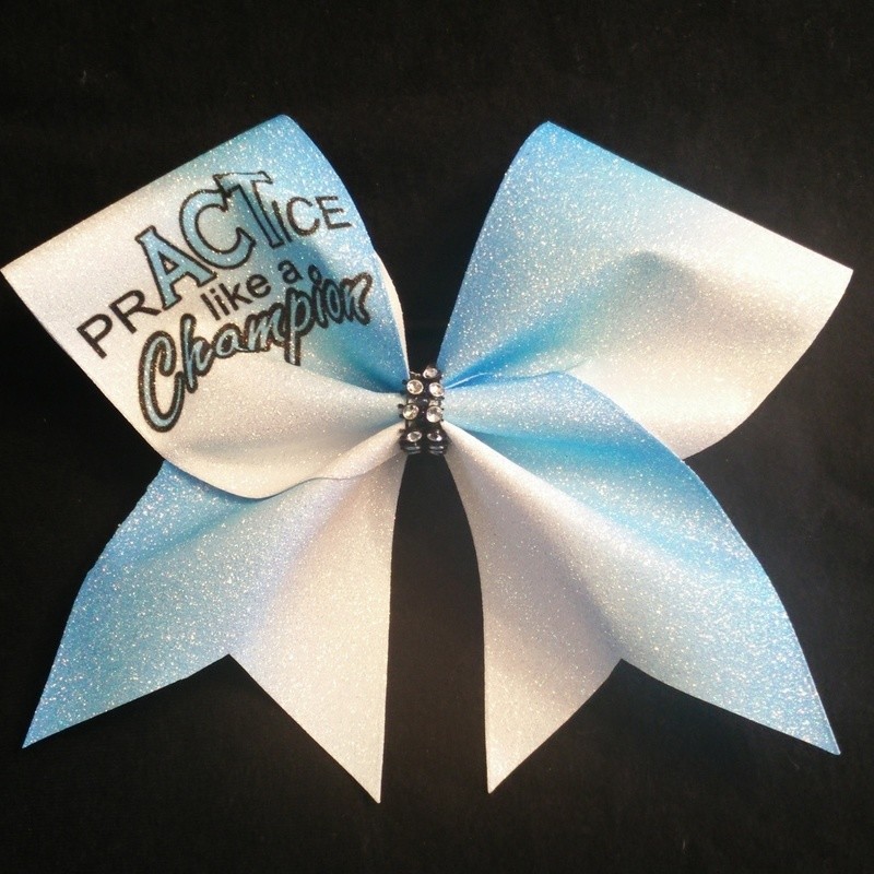 PrACTice Glitter Bow