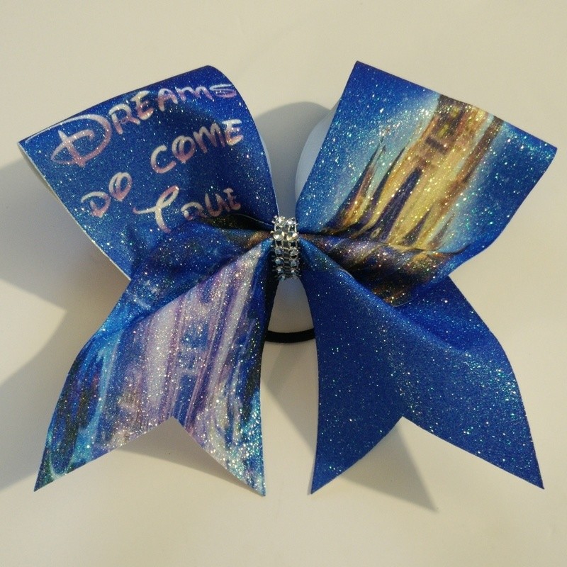 Dreams Do Come True Glitter Bow