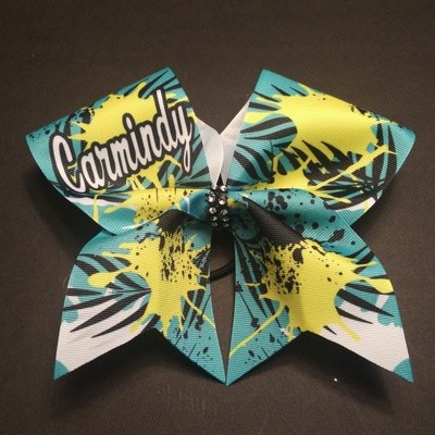 Teal NON Glitter Practice Bow