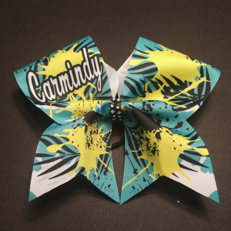 Teal NON Glitter Practice Bow