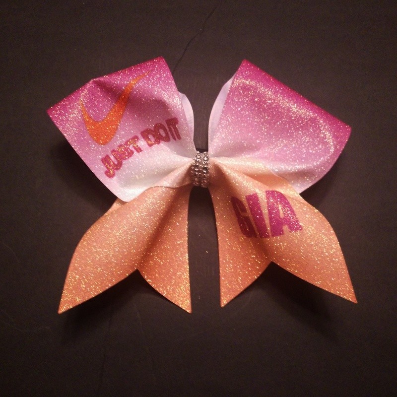 Nike PERSONALIZED Glitter Bow