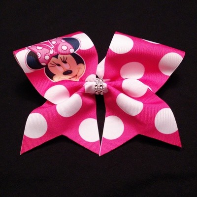 Minnie Pink NON Glitter Bow