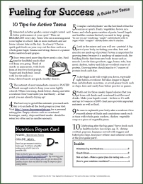 Fueling for Success: A Guide for Teens