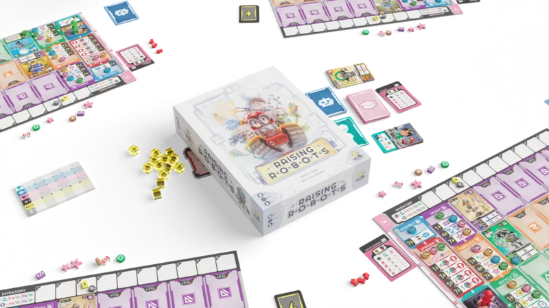 Raising Robots Board Game (Deluxe) + Pets Expansion