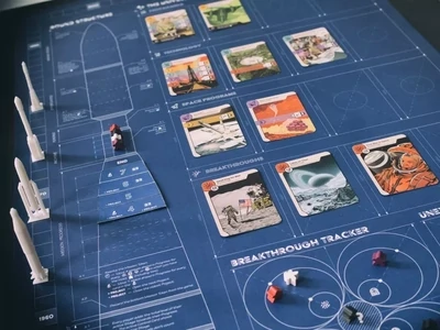Space Race Board Game + The Rockets Expansion