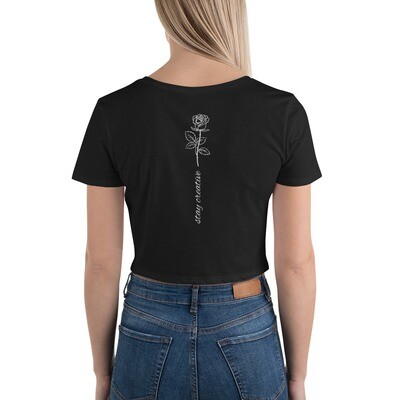 Women’s Text Crop Tee