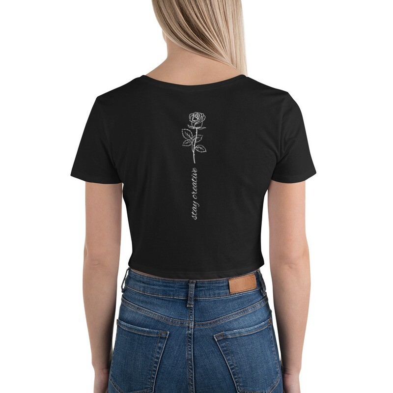 Women’s Text Crop Tee
