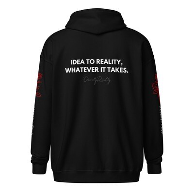 Essential Black Zip Up
