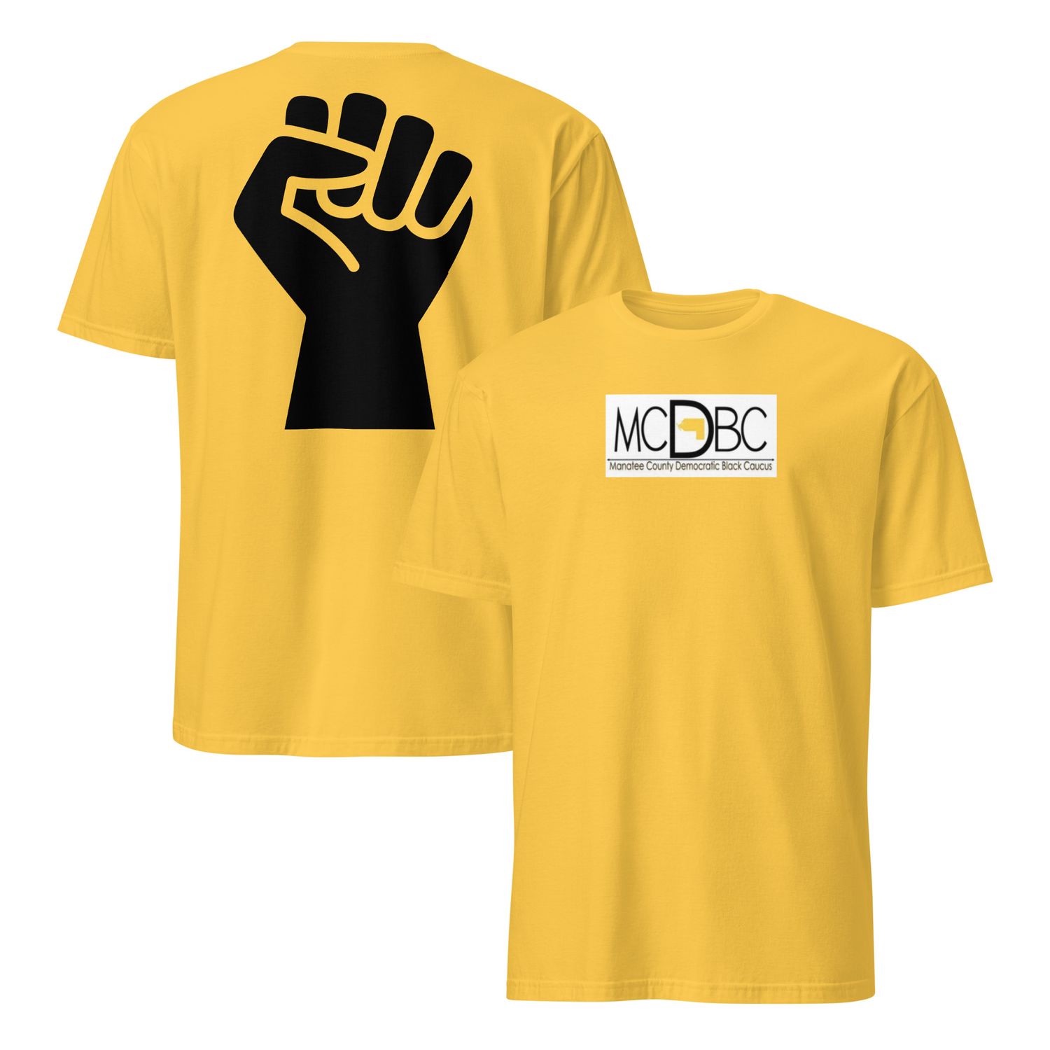 MCDBC FIST ON BACK