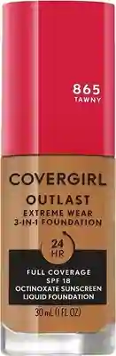 Covergirl Outlast Extreme Wear 865 Tawny  Base 