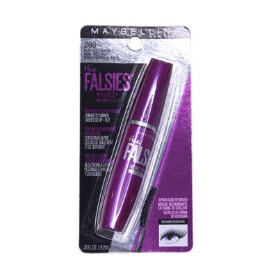 Maybelline Volum&#39; Express The Falsies Flared - Máscara de máscara lavable (286), color negro más negro
