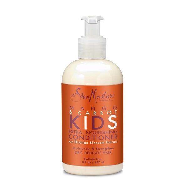 Shea Moisture Kids Acondicionador extra nutritivo, mango y zanahoria, 8 onzas