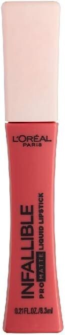 L&#39;Oreal Paris Makeup Infallible Pro Matte Les Macarons Lápiz labial líquido mate perfumado, altamente pigmentado, de larga duración resistente al agua .Guava Gush 824